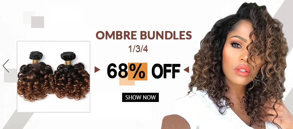Spark Brazilian Loose Deep Wave Bundles With Closure Ombre Hair Human Hair With Lace Closure Remy Hair Extension Medium  Ratio