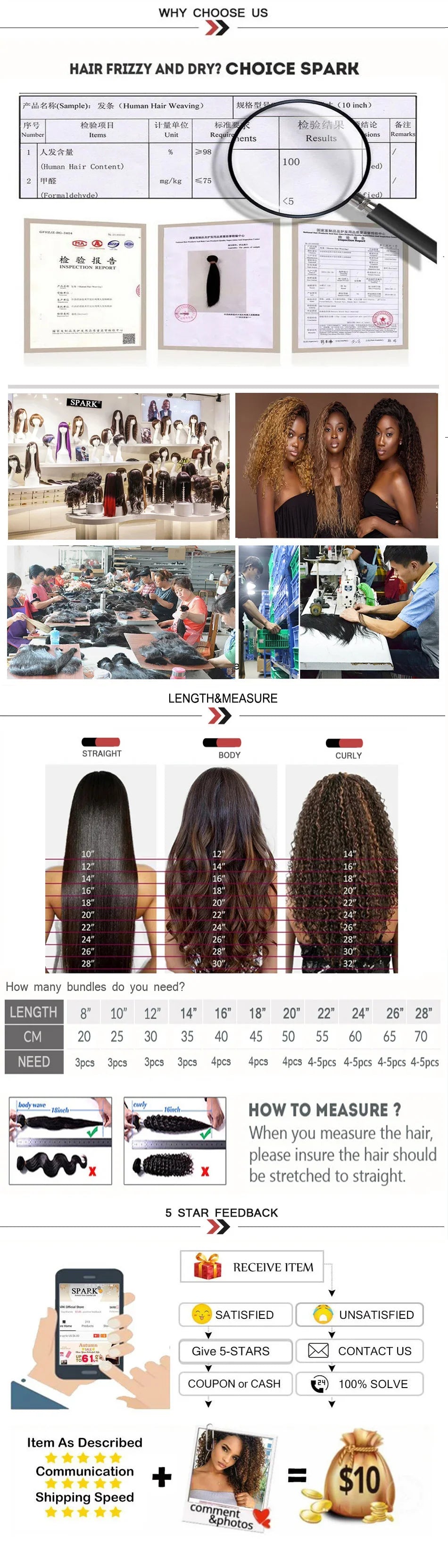 Spark Brazilian Loose Deep Wave Bundles With Closure Ombre Hair Human Hair With Lace Closure Remy Hair Extension Medium  Ratio