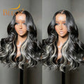 BEEOS 1B/613 Oreo Highlight 13x6 HD Lace Frontal Wig 250% Pre Plucked 613 Blonde Body Wave 5x5 HD Lace Closure Wig For Women