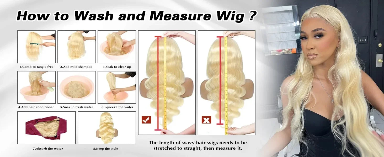 13x6 Hd 613 Blonde Body Wave 100% Human Hair Wigs Brazilian 30 40 Inch Transparent Lace Frontal Wig Wet And Wavy Lace Front Human Hair Wig