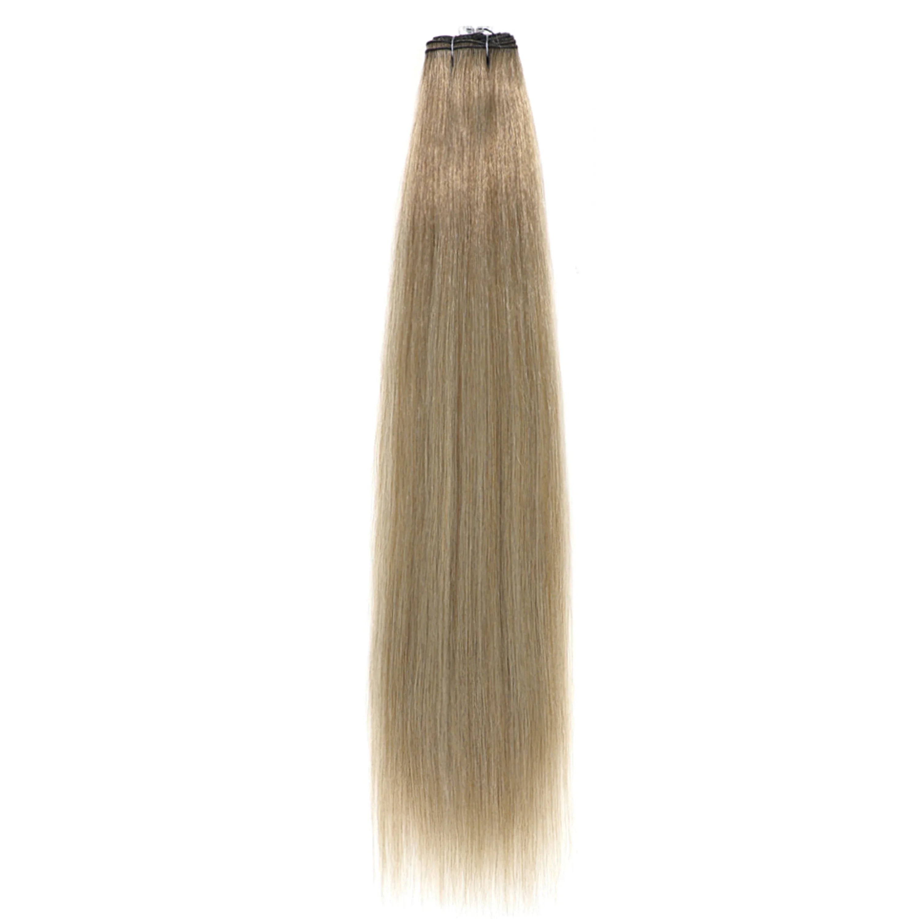 613 Honey Blonde Straight Hair Bundles Ombre Hair Extension 30 32 34 36Inch Super Long Hair Grey Synthetic Straight Hair Weaving