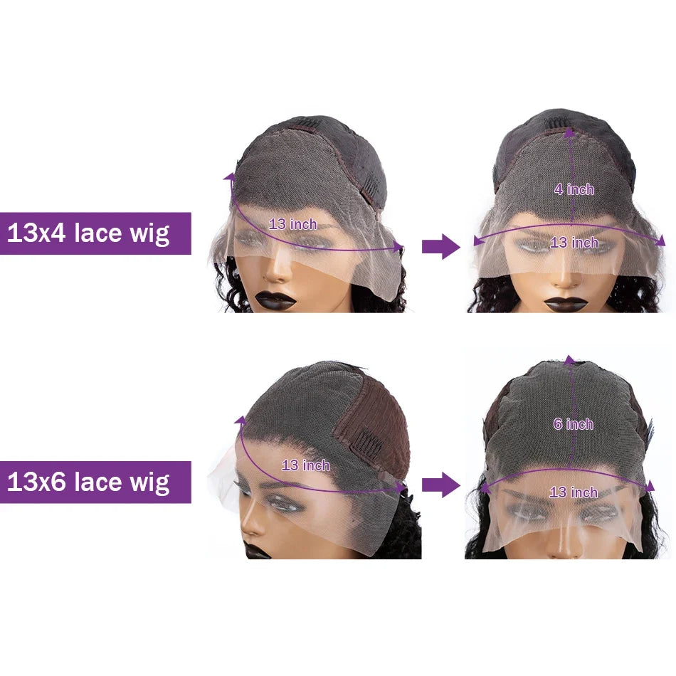 HD Lace Front Wigs 30 38 Inch Straight 13x4 13x6 Transparent Lace Frontal Human Hair Wigs Pre Plucked HD Lace Wigs For Women