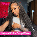 Curly Human Hair Wig Deep Wave Frontal Burmese 613 Blonde Body Wave Human Hair Wigs For Women 13x6 Hd Lace Front Human Hair Wig
