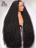 High Density 13x6 Hd Lace Frontal Wigs Brazilian 30 40 Inch Loose Deep Wave Curly Human Hair Wigs For Black Women Preplucked