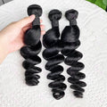 Luvin Loose Deep Wave Raw Human Hair Bundles 34 Inch 1/3/5 Brazilian Double Weft Virgin Curly Bundles Deep Wave Extensions