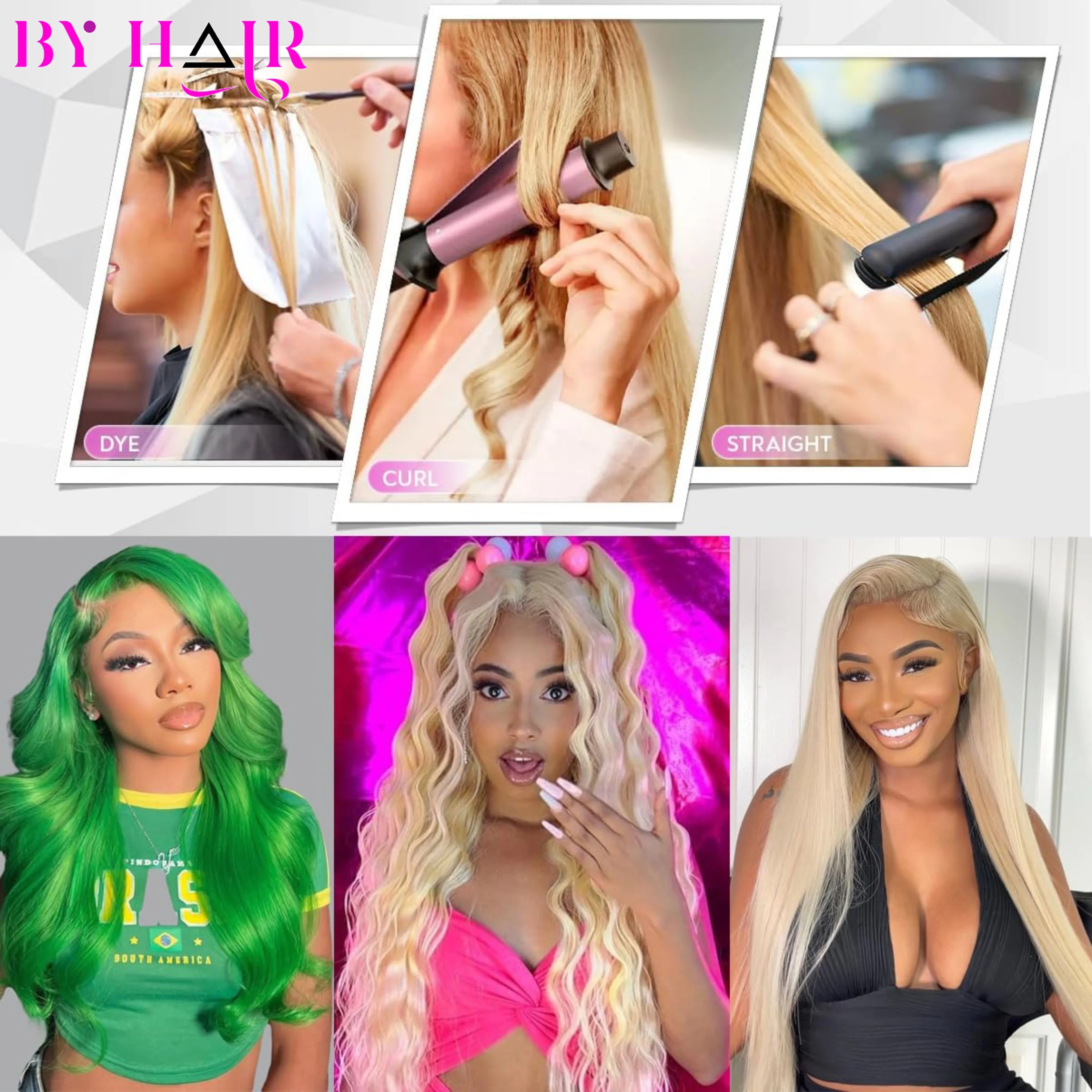 613 Blonde Body Wave Closure 13x4 Lace Frontal Human Hair Pre-Plucked With HD Transparent Lace Remy Peruvian Hair 150% Density