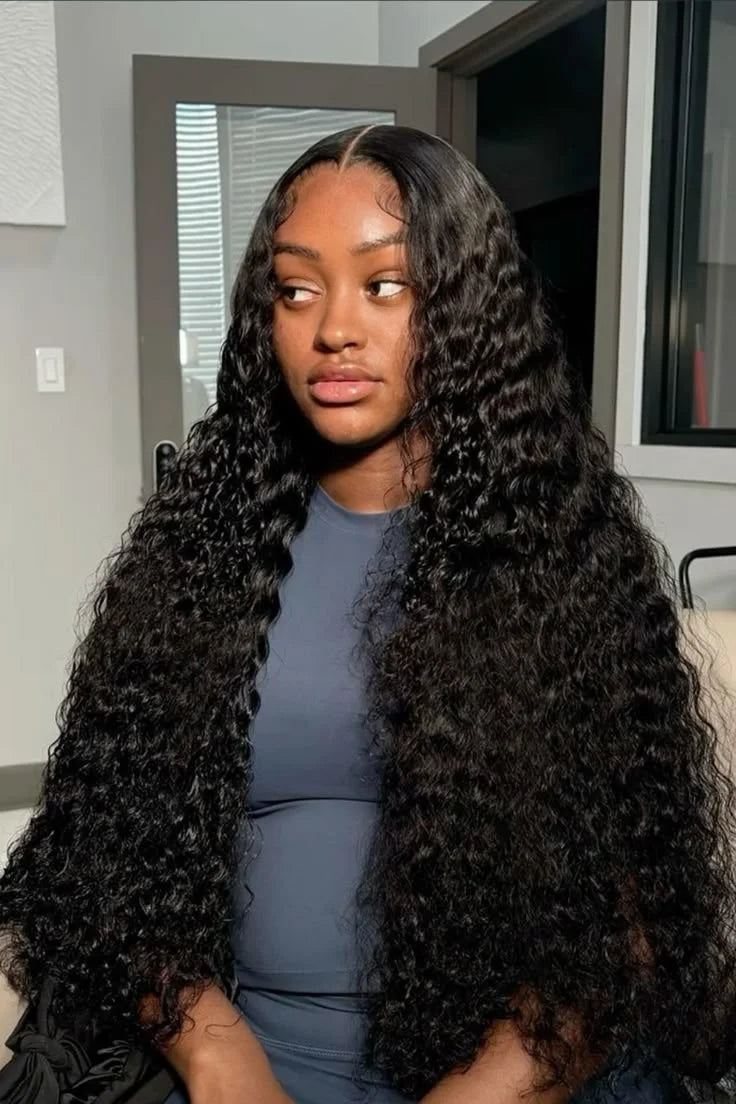 13x6 Hd Deep Wave Glueless Wig Human Hair For Women Wear And Go 7x5 Frontal Curly Lace Front Wigs On Clearance Sale 250 Density