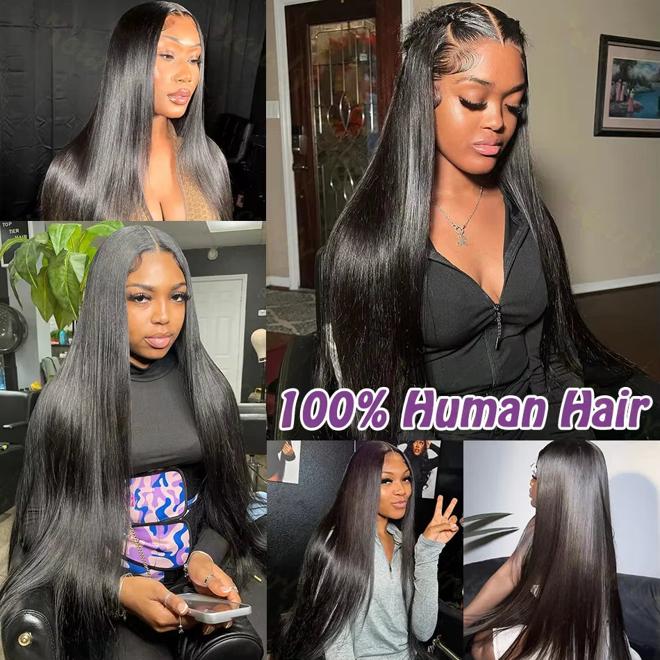 40 50Inch Bone Straight Human Hair Bundles Raw Hair Bundles 100% Human Hair Extensions Brazilian Weave 3 4 Bundles Fast Shipping
