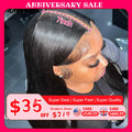 Wow Angel Glueless Wigs 5x5 HD Lace Closure Wigs Silk Straight Melt Skins Deep Part Ready to Go Human Hair Wig Remy For Woman