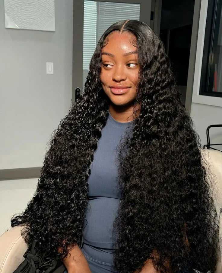 13x6 Hd Deep Wave Glueless Wig Human Hair For Women Wear And Go 7x5 Frontal Curly Lace Front Wigs On Clearance Sale 250 Density