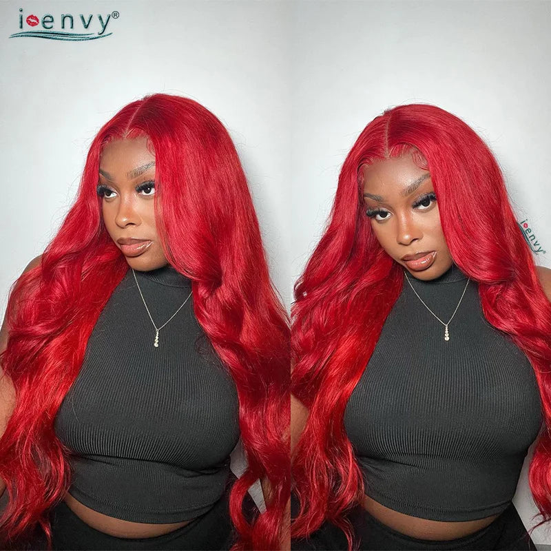 Orange Brown Lace Front Wigs Colored Ginger Blonde 13X6 Lace Frontal Human Hair Wigs Remy Burgundy Red Body Wave Lace Front Wig