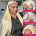 Ishow 613 Full Lace Human Hair Wig Blonde Lace Front Wig Human Hair Full Lace Wig Straight 13x4 Lace Front Human Hair Wig