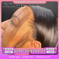WOW ANGEL HD Lace Front Wigs 250% 13x6 HD Lace Front Wigs Straight Hair Invisible HD Lace Melt Skin HD Lace Front Human Hair Wig