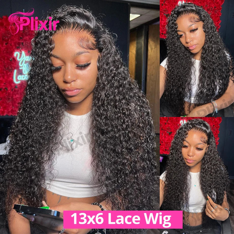 Curly Human Hair Wig Deep Wave Frontal Burmese 613 Blonde Body Wave Human Hair Wigs For Women 13x6 Hd Lace Front Human Hair Wig