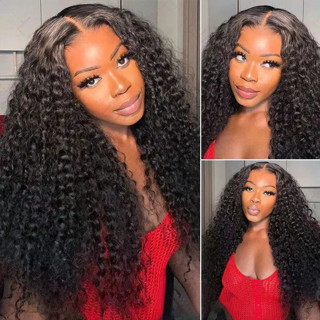 13x6 Hd Deep Wave Glueless Wig Human Hair For Women Wear And Go 7x5 Frontal Curly Lace Front Wigs On Clearance Sale 250 Density