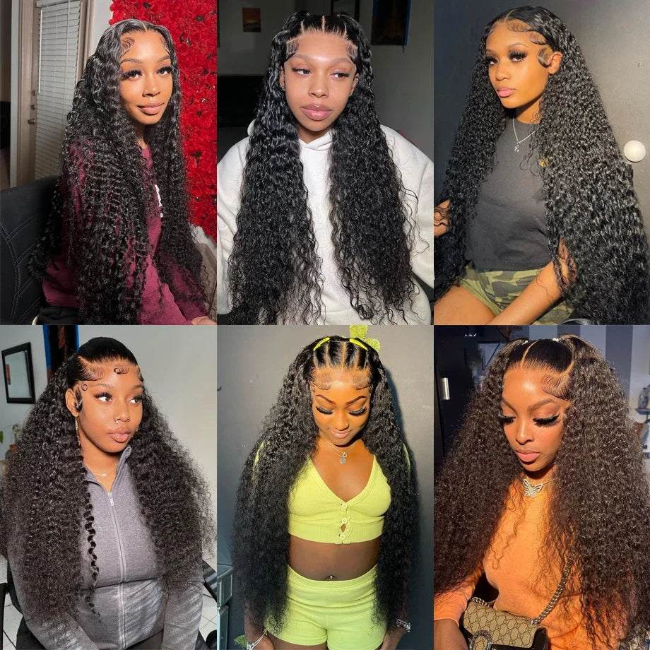 Curly Human Hair Wig Deep Wave Frontal Burmese 613 Blonde Body Wave Human Hair Wigs For Women 13x6 Hd Lace Front Human Hair Wig
