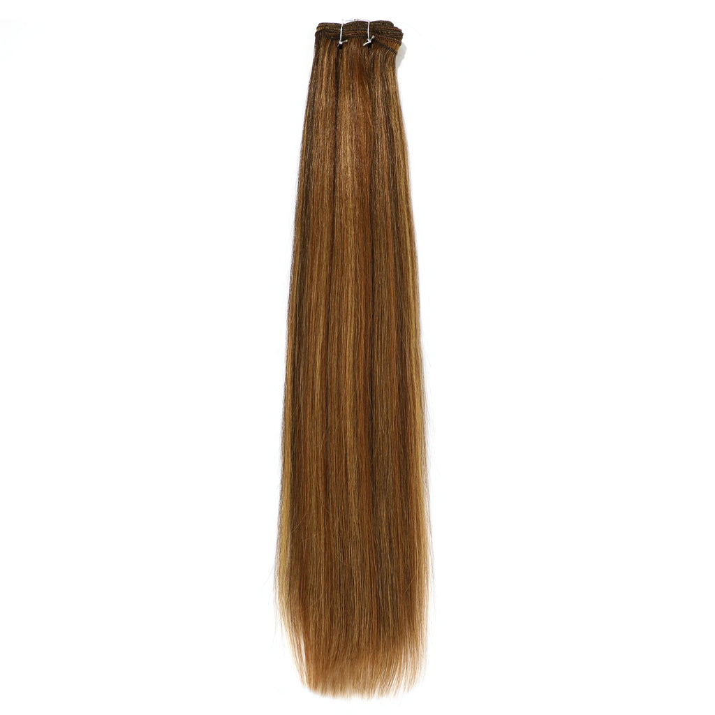 613 Honey Blonde Straight Hair Bundles Ombre Hair Extension 30 32 34 36Inch Super Long Hair Grey Synthetic Straight Hair Weaving