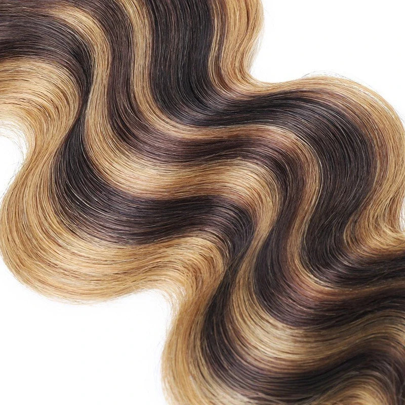 20Inch Highlight 4x4 Lace Closure Human Hair P427 Straight Body Wave Deep Kinky Curly Transparent Closure Brazilian Virgin Hair