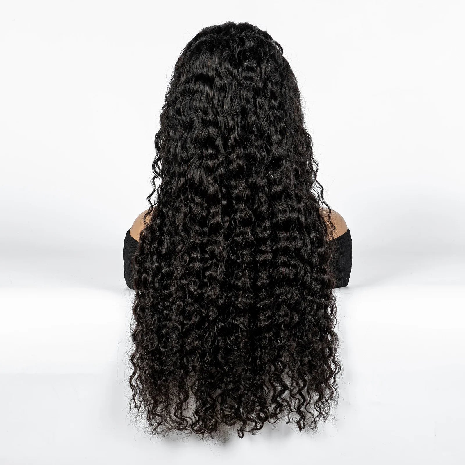 300% Density Ombre 30 Inches Water Wave Wavy Curly Human Hair Wigs 13x4 Transparent Lace Frontal Human Hair Wig for Women